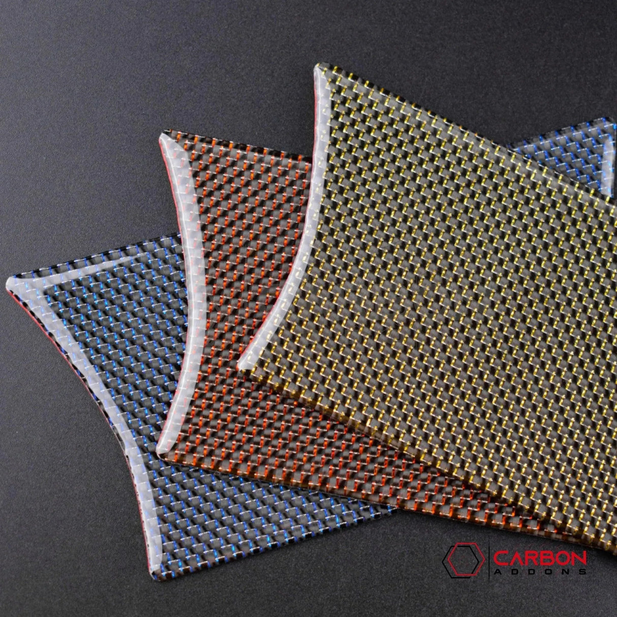 Mustang 2010-2014 Reflective Carbon Fiber Window Switch Trim Overlay