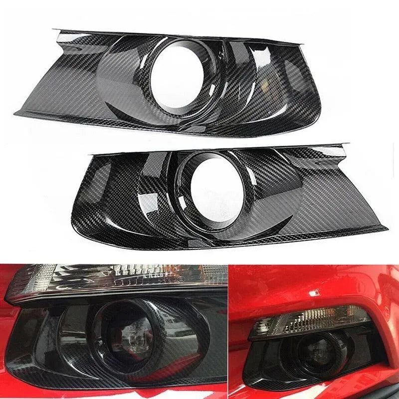 Mustang 2015-2017 Carbon Fiber Bumper Fog Light Bezel Cover