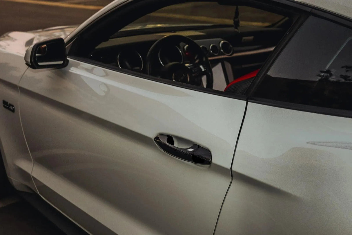 Mustang 2015-2023 Carbon Fiber Exterior Door Handle Covers