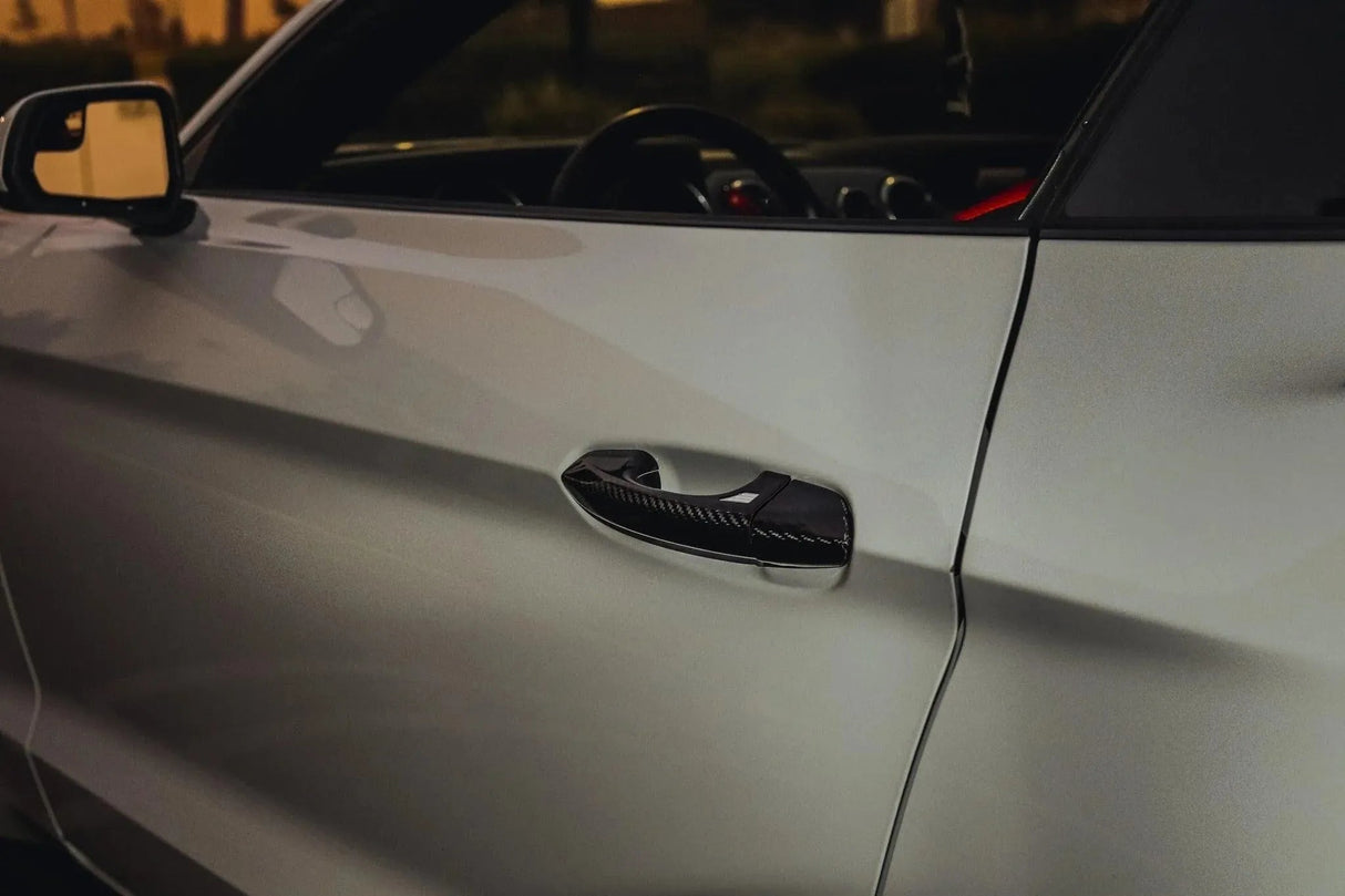 Mustang 2015-2023 Carbon Fiber Exterior Door Handle Covers