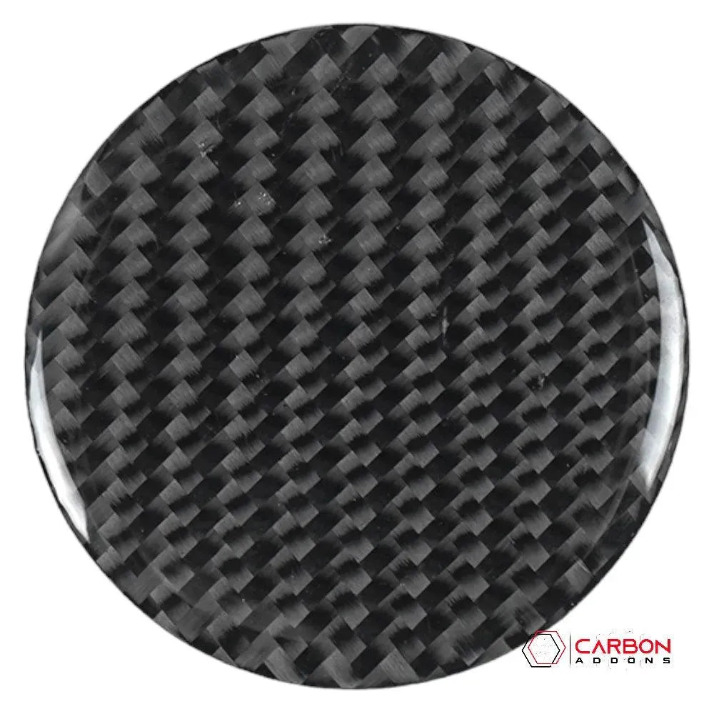 Mustang 2015-2023 Carbon Fiber Glove Box Key Hole Trim Overlay