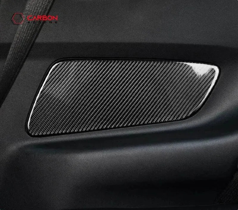 Mustang 2015-2023 Carbon Fiber Rear Seat Side Panel Trim Overlay