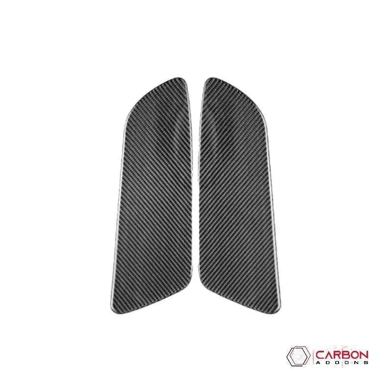 Mustang 2015-2023 Carbon Fiber Rear Seat Side Panel Trim Overlay