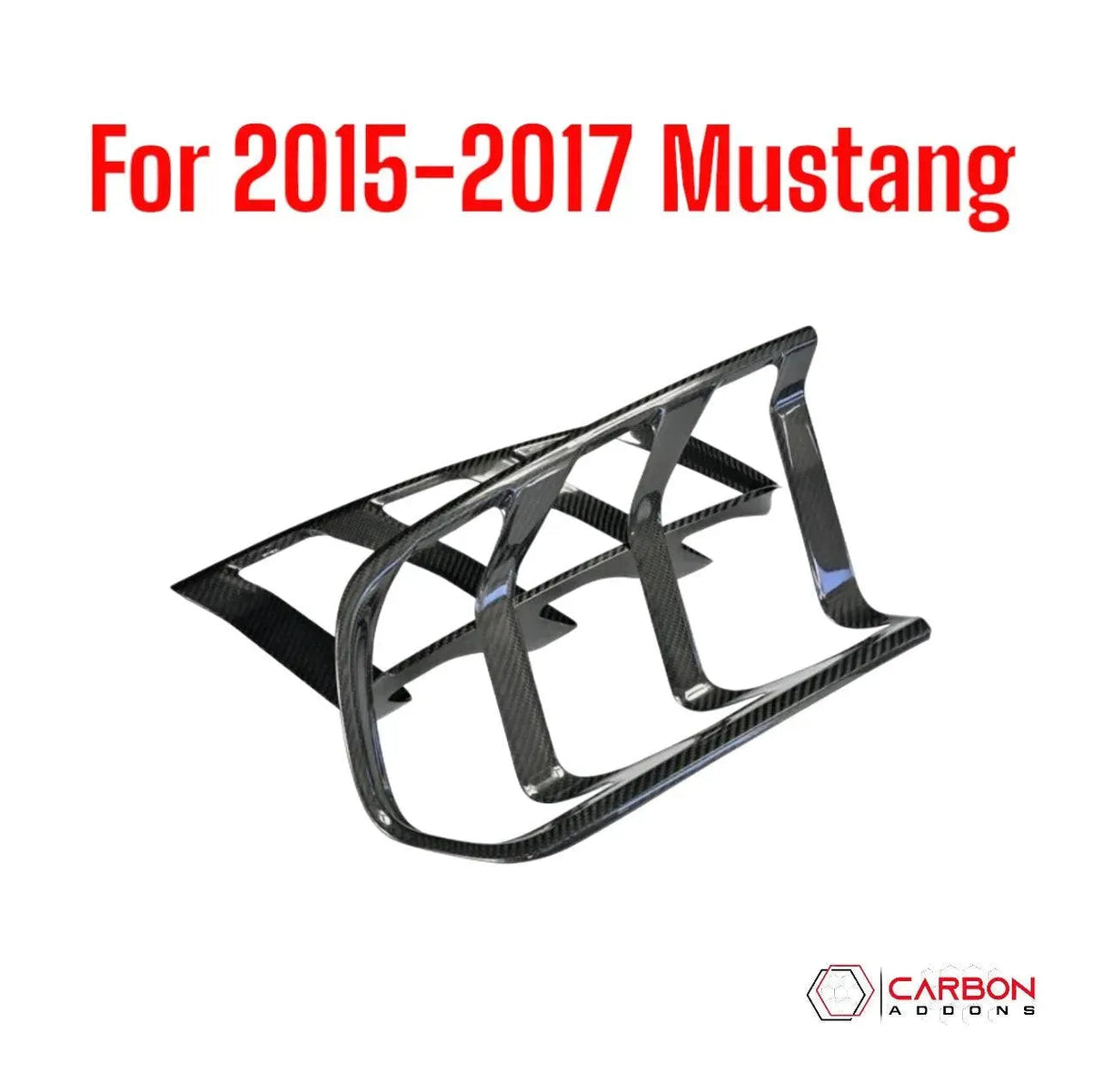 Mustang 2015-2023 Exterior Carbon Fiber Taillight Trim Covers