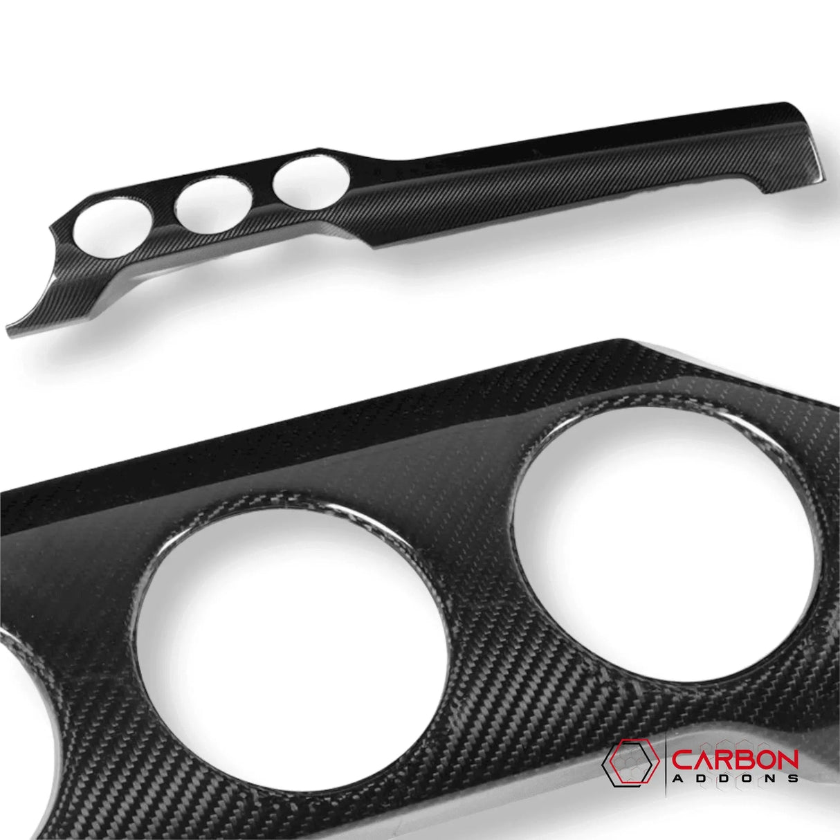 Mustang 2015-2023 Hard Carbon Fiber Dashboard Cover