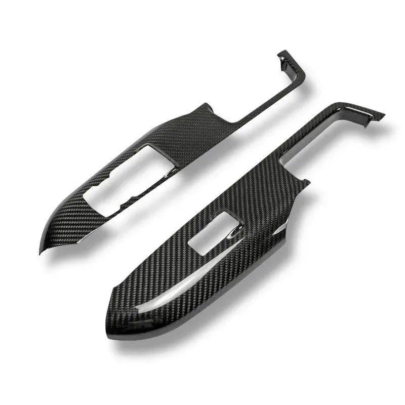 Mustang 2015-2023 Hard Carbon Fiber Door Window Switch Panel Trim Covers