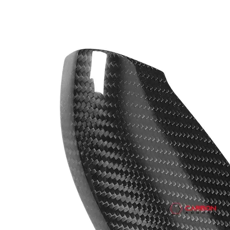 Hard Carbon Fiber Window Switch Panel Trim Covers for 2015–2023 Ford Mustang