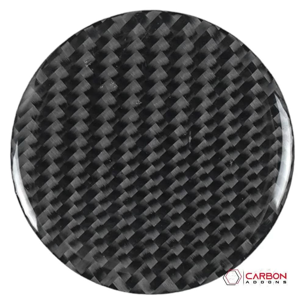 Mustang 2015-2023 Real Carbon Dashboard Emblem Trim Overlay