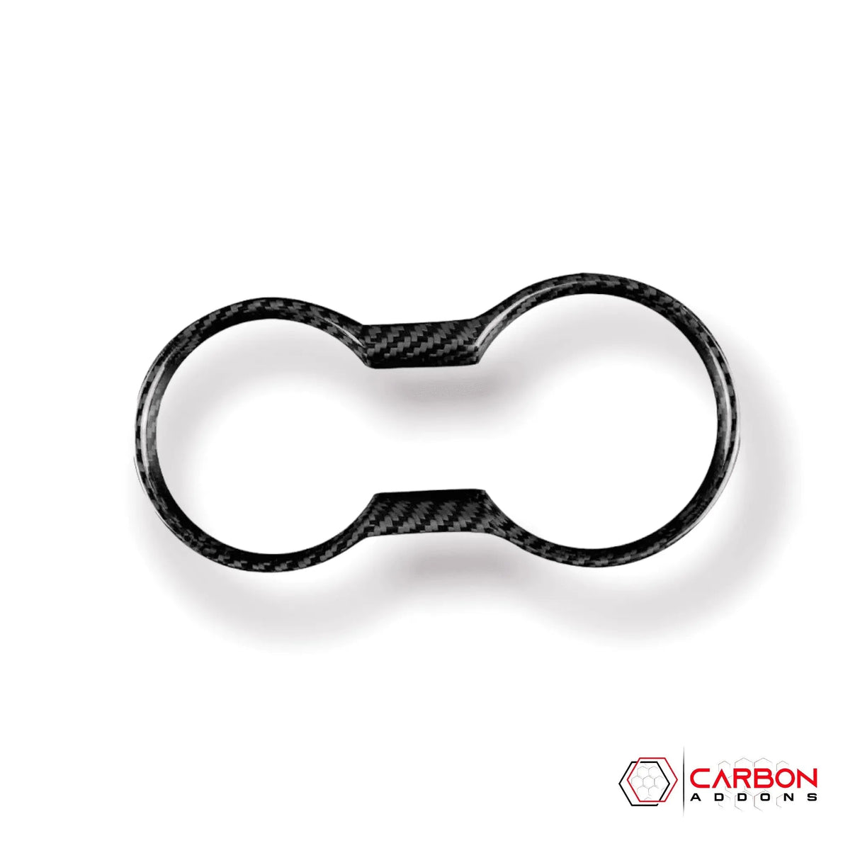 Mustang 2015-2023 Real Carbon Fiber Cup Holder Trim Cover