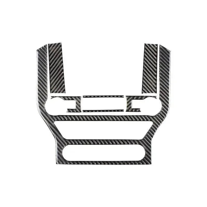 Real Carbon Fiber Infotainment Radio Overlay for Mustang 2015-2023
