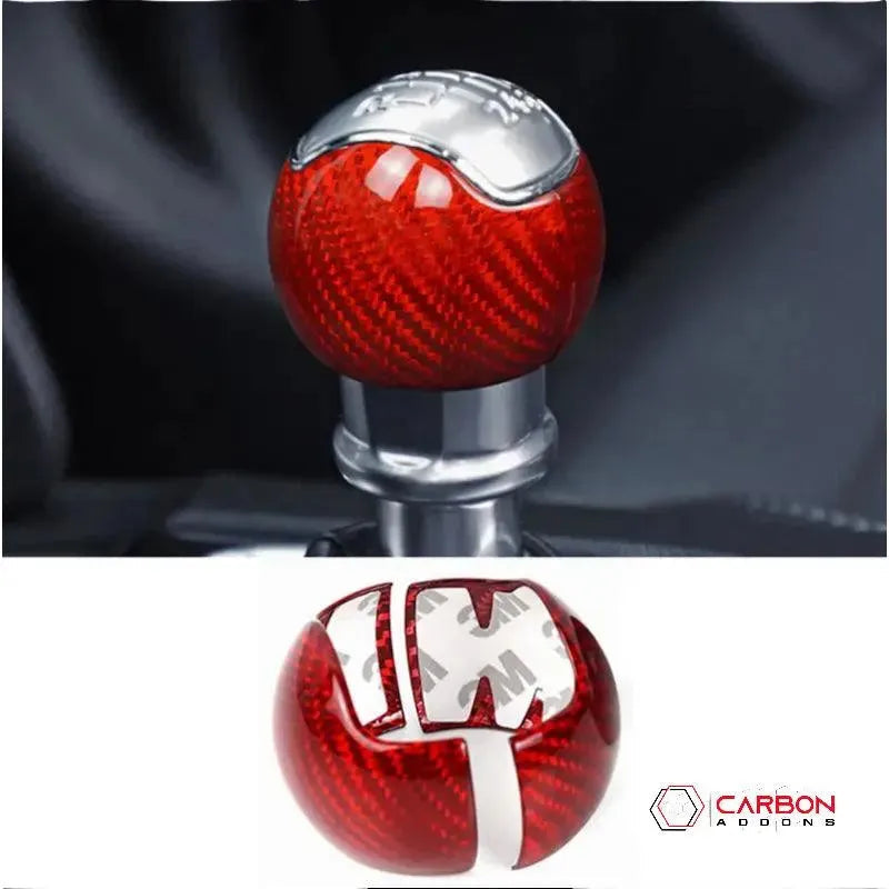 Mustang 2015-2025 Real Carbon Fiber Manual Shift Knob Cover