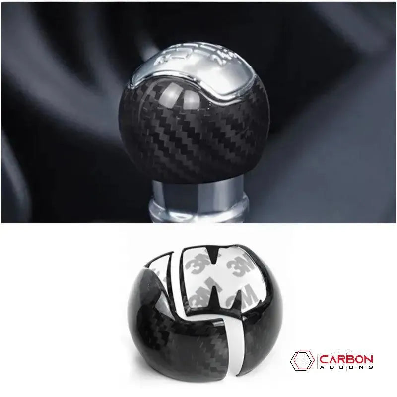 Mustang 2015-2025 Real Carbon Fiber Manual Shift Knob Cover