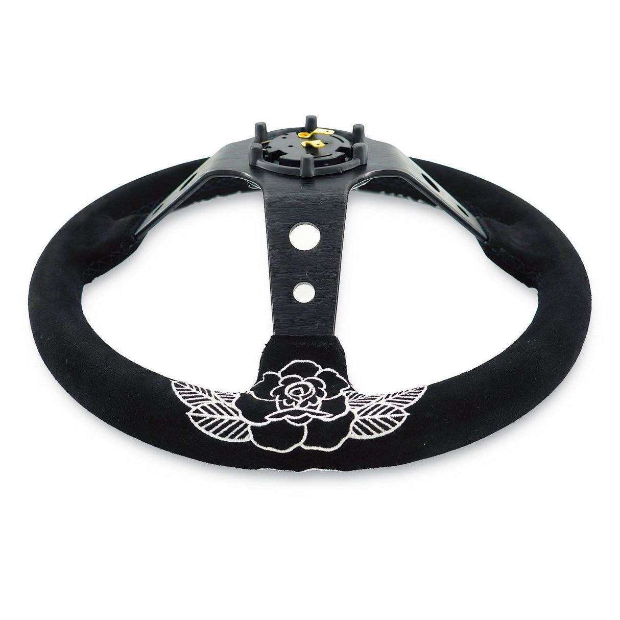 BW Rose Steering Wheel + Hub Adapter Kit For Toyota Pickup, Corolla, 4Runner, MR2, Camry