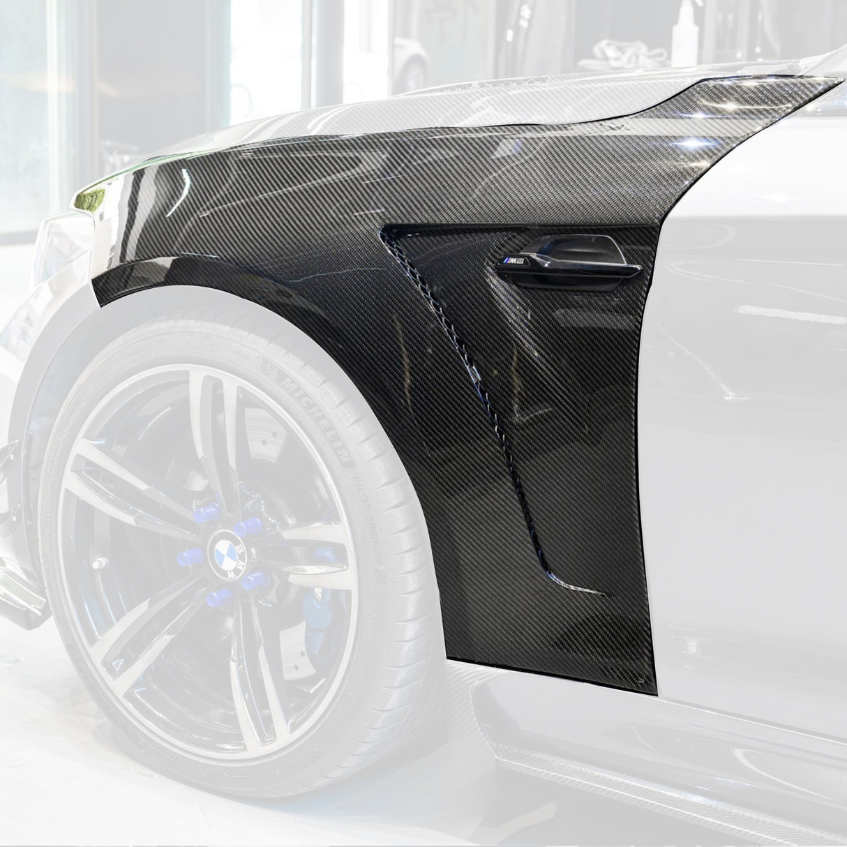 BMW 2 Series F87 Dry Carbon Fiber KB Fenders (2014-2021)