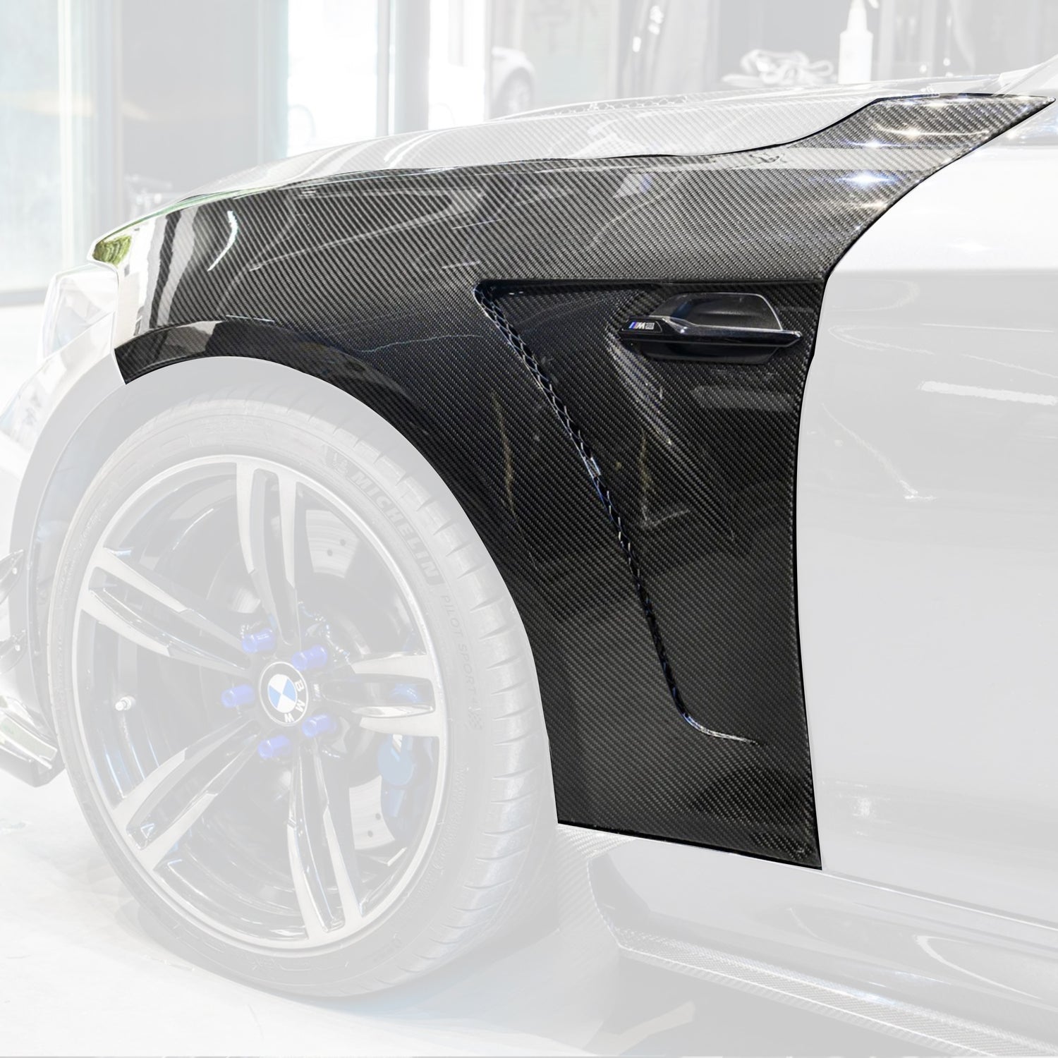 BMW 2 Series F87 Dry Carbon Fiber KB Fenders (2014-2021)