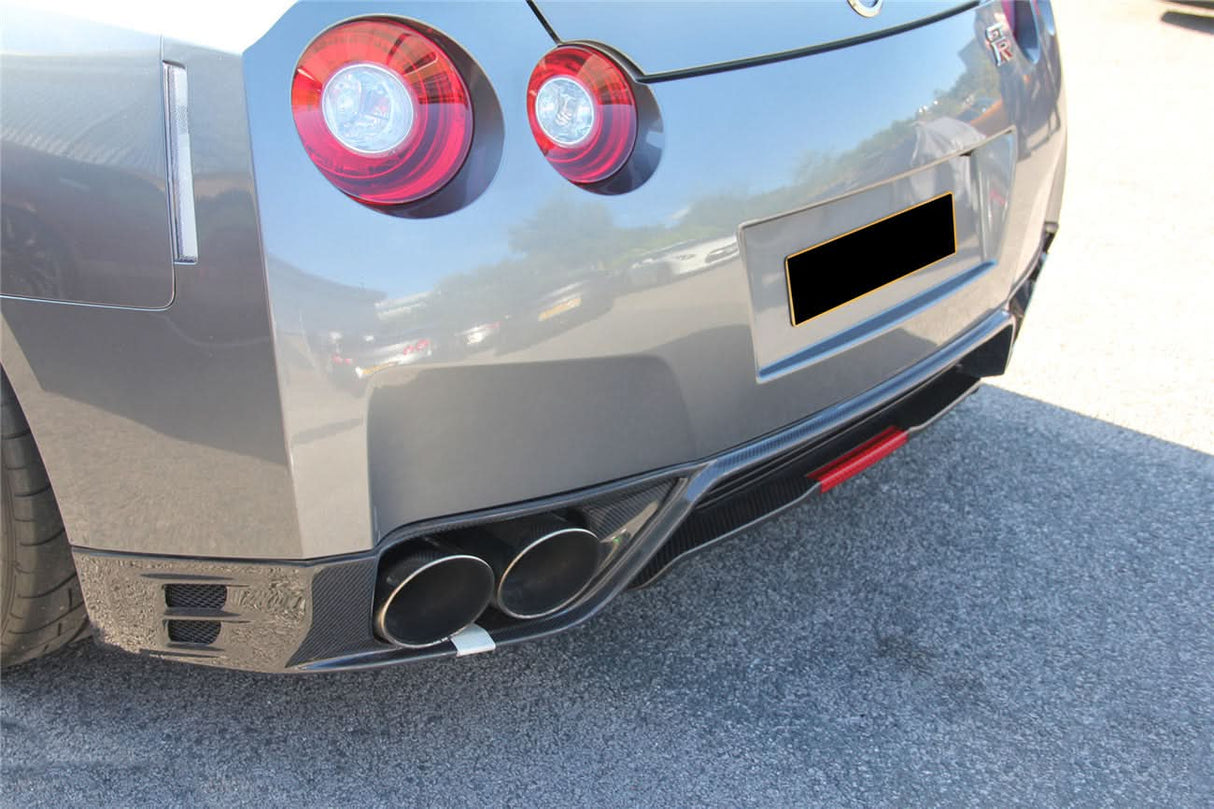 2012-2016 Nissan GTR R35 DBA Carbon Fiber Rear Diffuser Lip