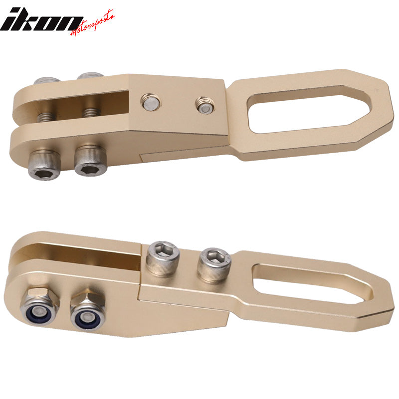 JDM Anodized CNC Billet GOLD Rear Bumper Racing Tow Hook For HONDA