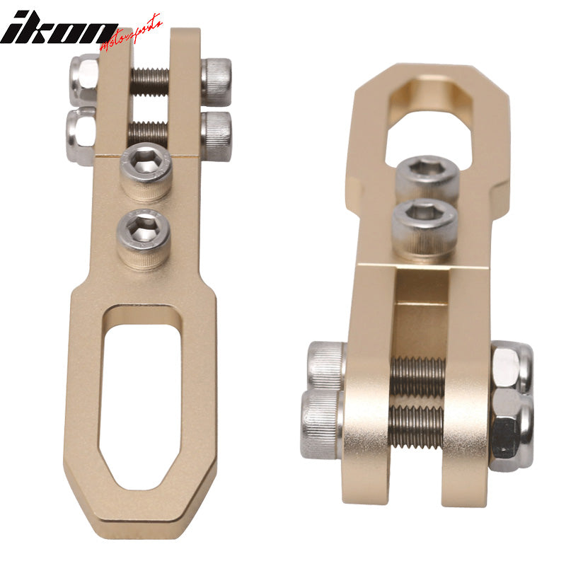 JDM Anodized CNC Billet GOLD Rear Bumper Racing Tow Hook For HONDA
