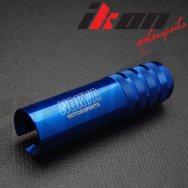 Nokya Hand Brake Handle JDM Polish Blue Aluminum