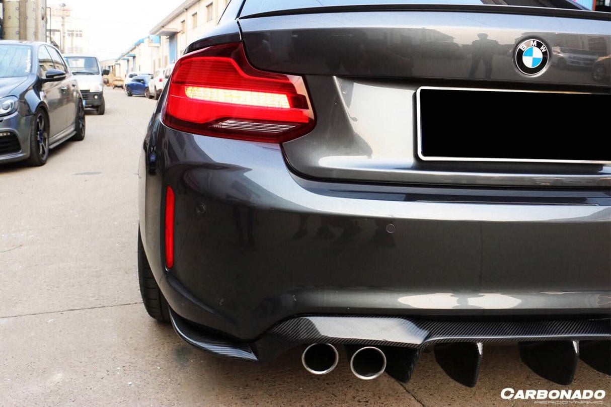 2016-2020 BMW M2 F87 VRS Style Carbon FIber Rear Lip