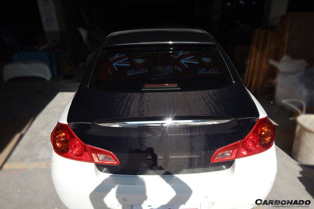 2007-2013 Infiniti G25 G35 G37 Sedan OEM Style Carbon Fiber Trunk