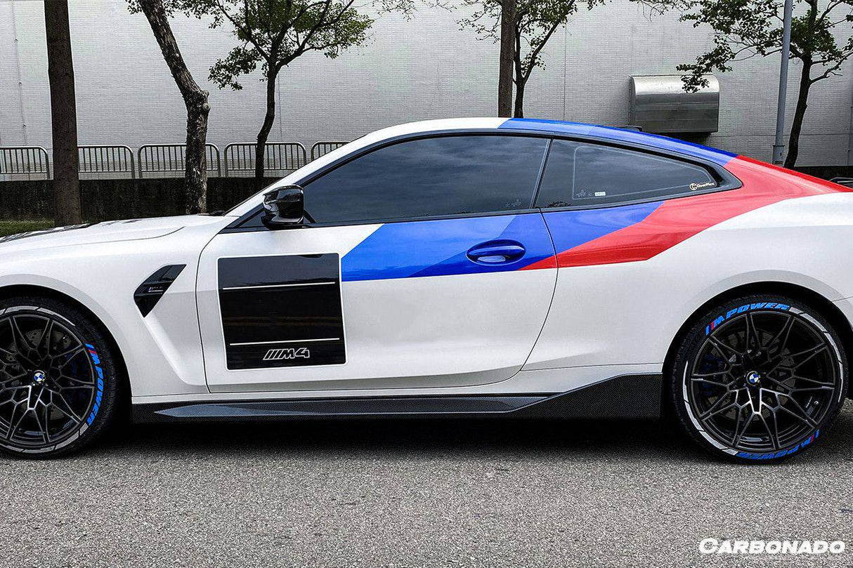 2021-UP BMW M4 G82 G83 MP Style Carbon Fiber Side Skirts