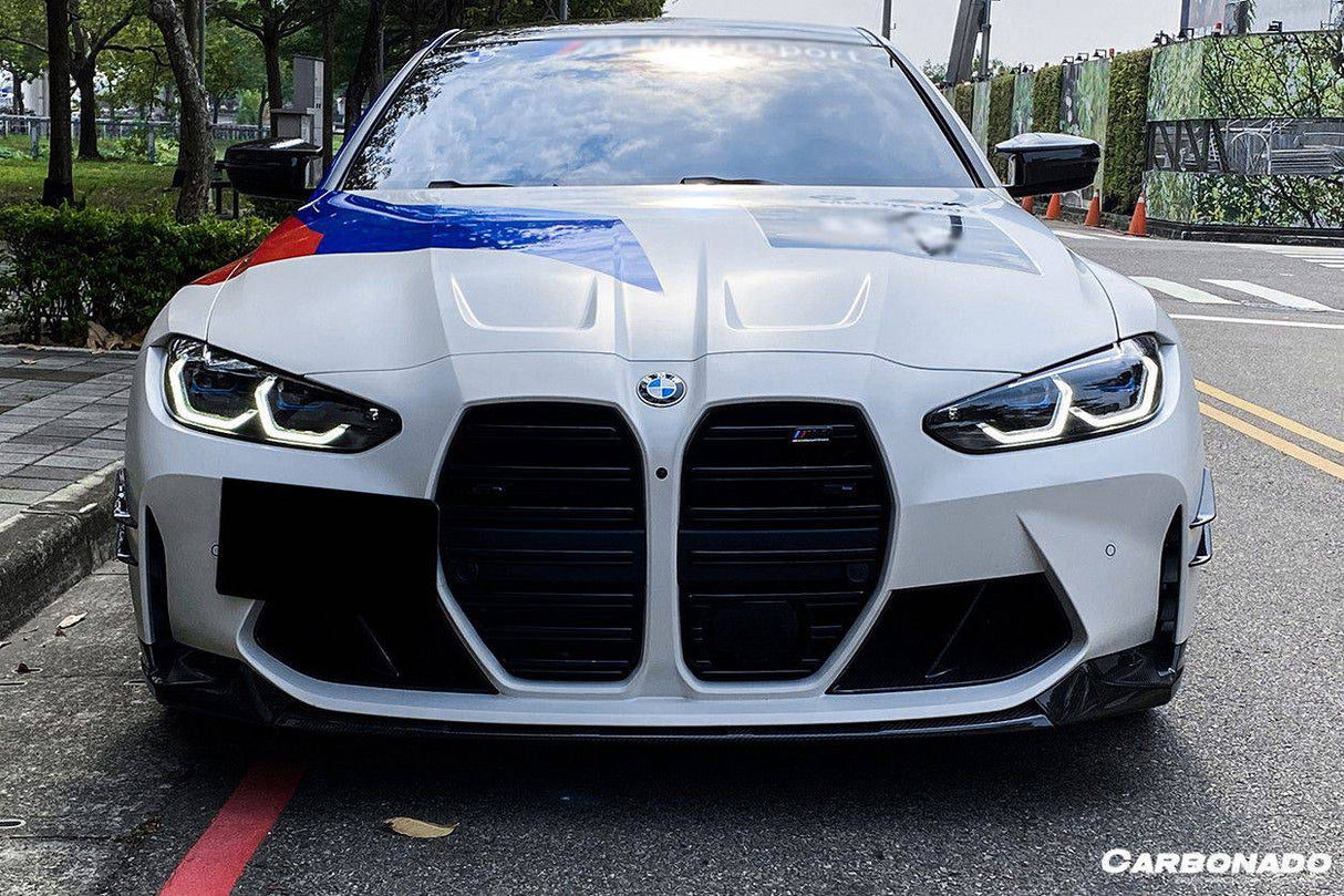 2021-UP BMW M3 G80 M4 G82 G83 MP Style Carbon Fiber Front Canards
