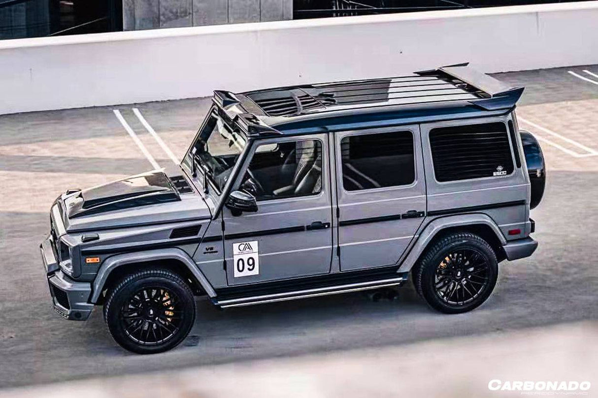 2003-2018 Mercedes Benz W463 G Wagon BRS Style Autoclave Carbon FIber Hood Scoop