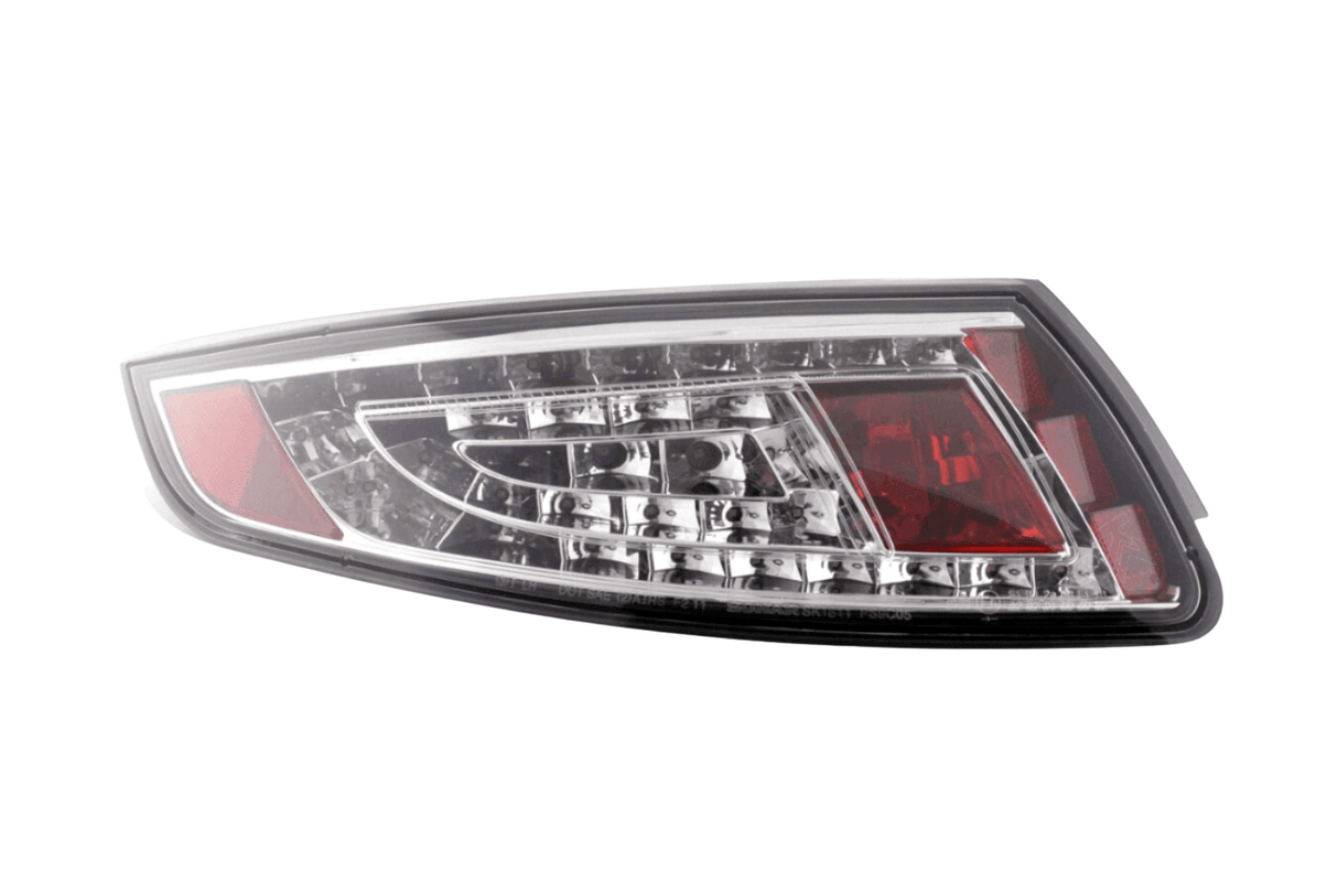 Porsche 911 (997) Chrome/Clear LED Tail Lights (2005-2009) - K2 Industries