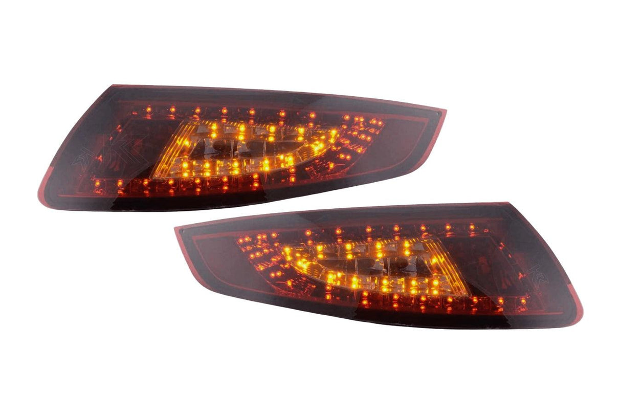 Porsche 911 (997) Red/Smoked LED Tail Light (2005-2009) - K2 Industries