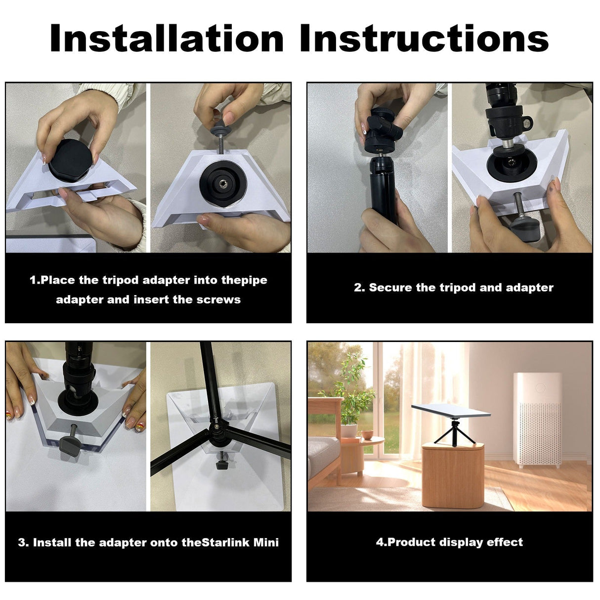 Portable Tripod Mount for Starlink Mini