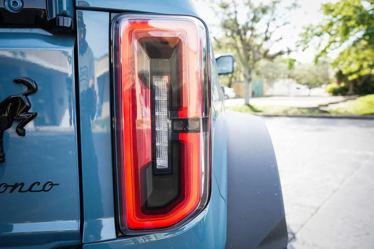 Printed Series 1L Tail Light Overlays - 2021+ Bronco (w/ LED Taillights)