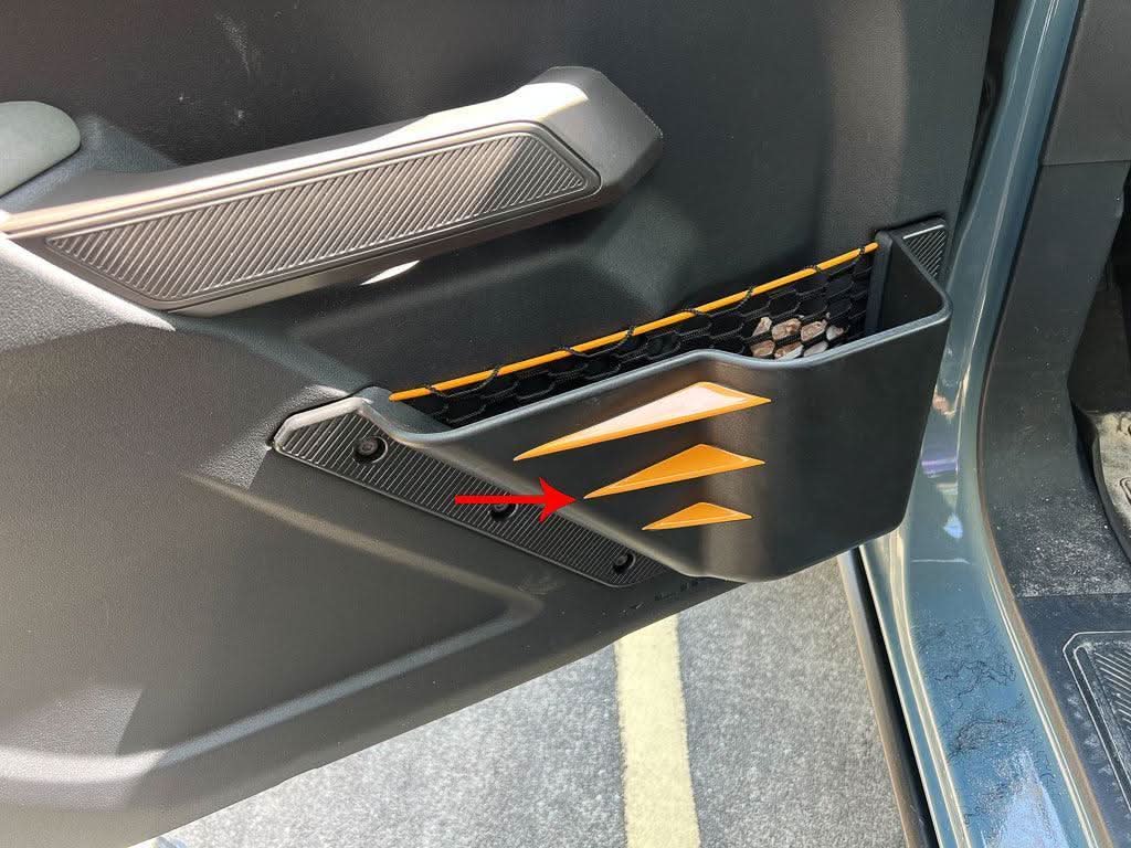 Printed Series ABS Bin Fin Overlays (Front) - 2021+ Bronco