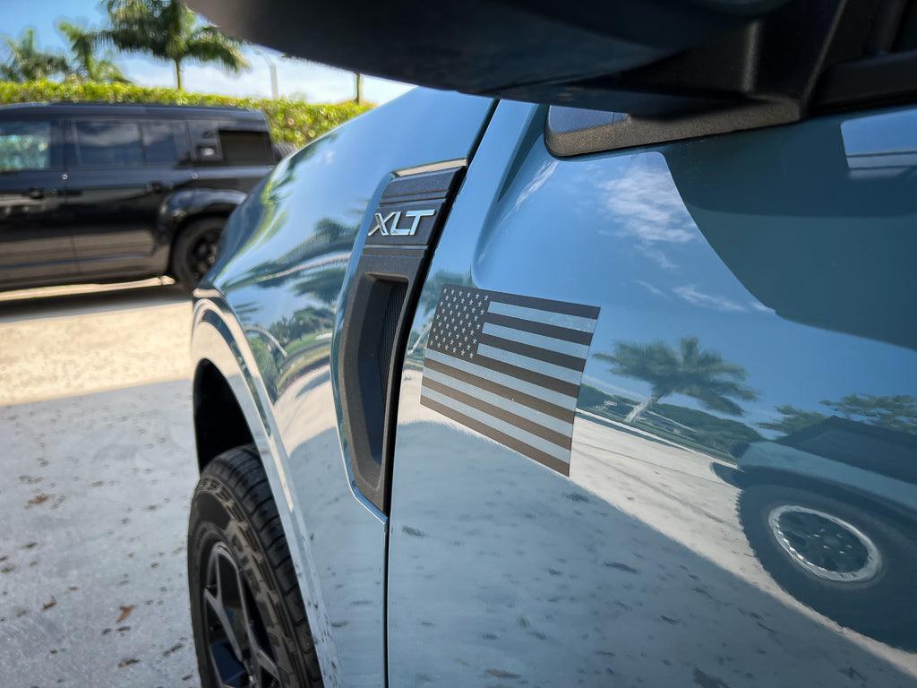 Printed Series American Flag Fender Stickers - 2021+ Bronco / Bronco Sport / Jeep / Universal