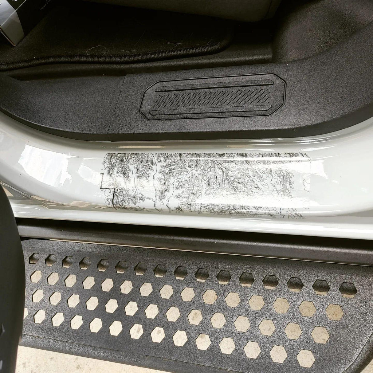 Printed Series Door Sill Protectors - 2021+ Bronco 2/4 Door