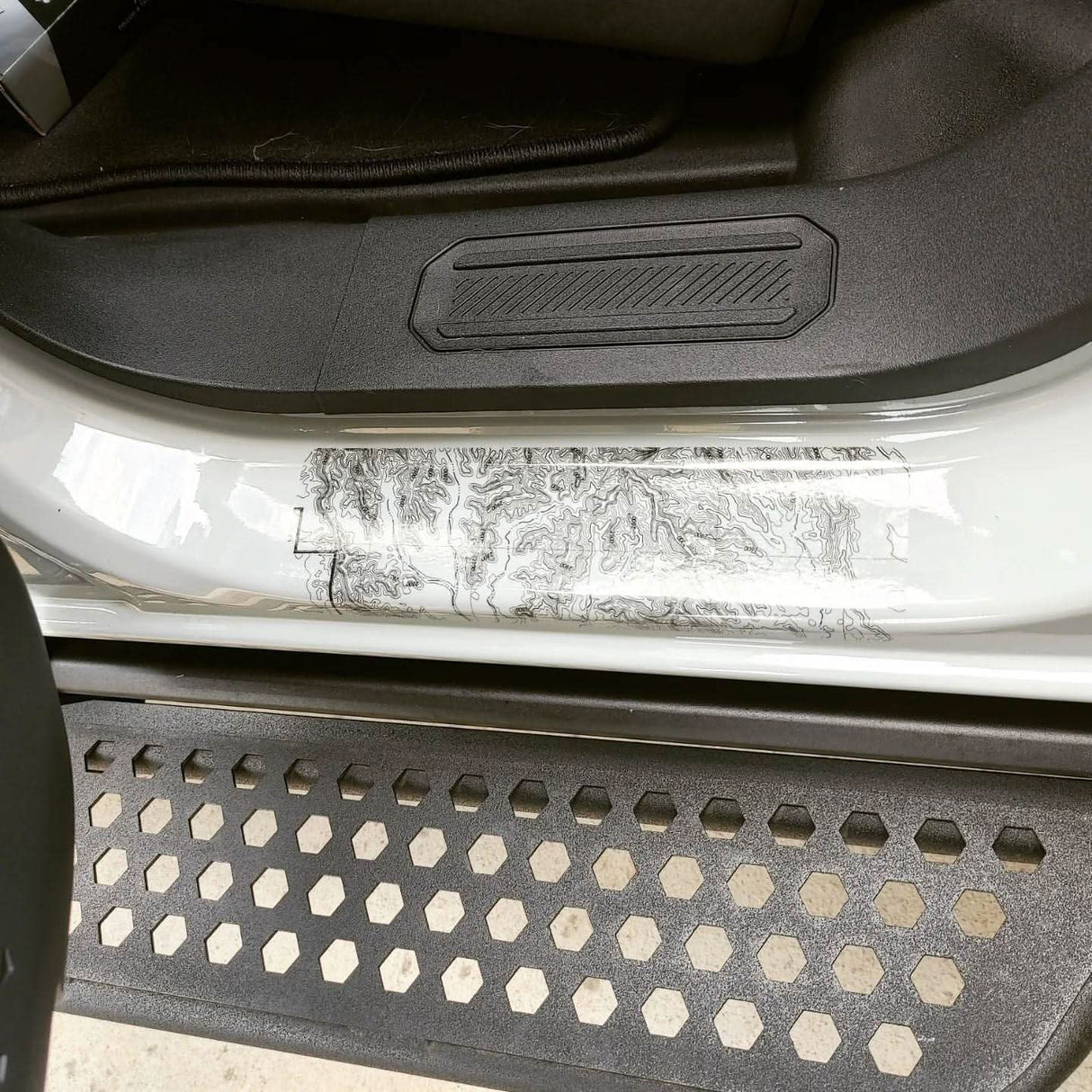 Printed Series Door Sill Protectors - 2021+ Bronco 2/4 Door