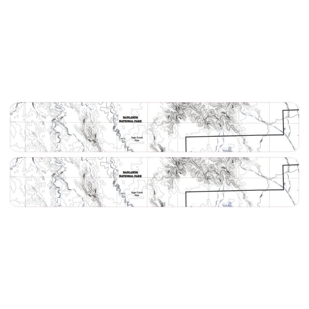 Printed Series Door Sill Protectors - 2021+ Bronco 2/4 Door