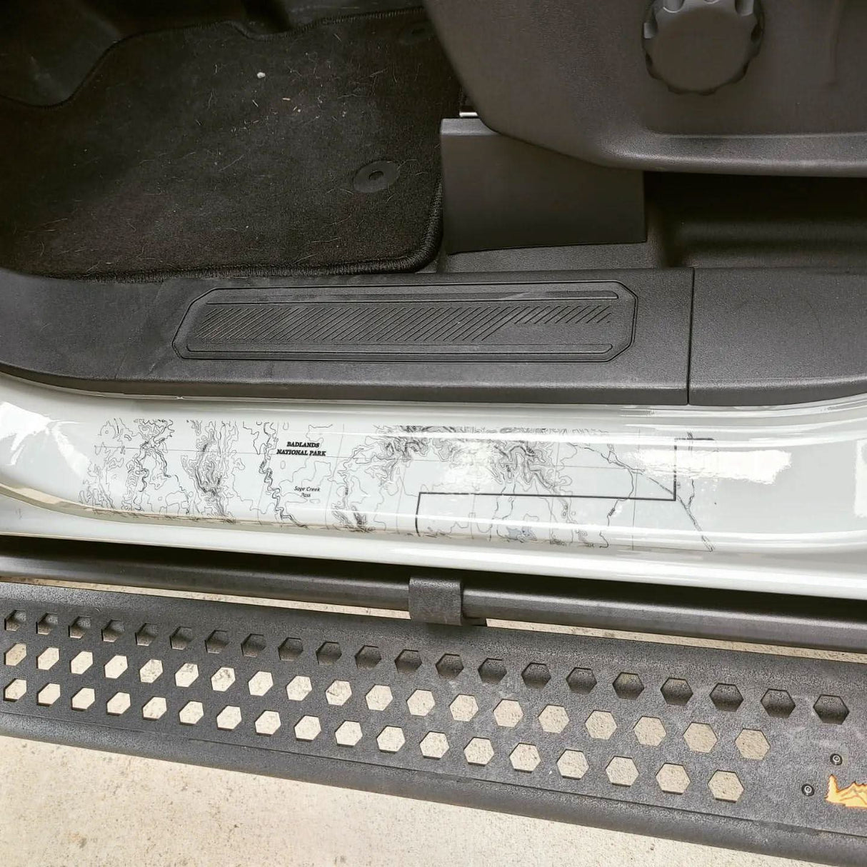 Printed Series Door Sill Protectors - 2021+ Bronco 2/4 Door