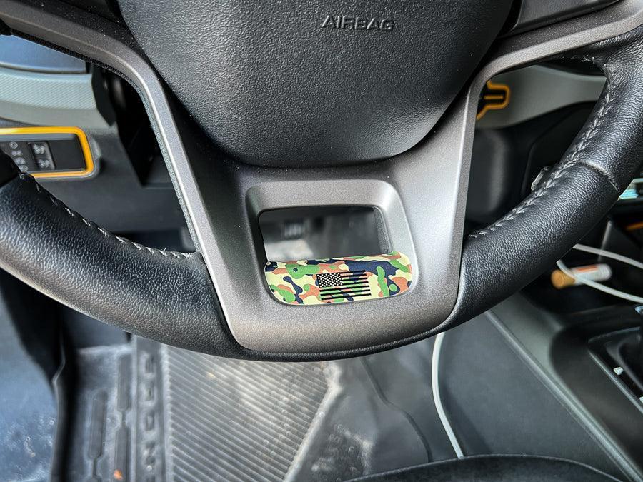 Printed Series Lower Steering Wheel Spoke Overlay - 2021+ Bronco