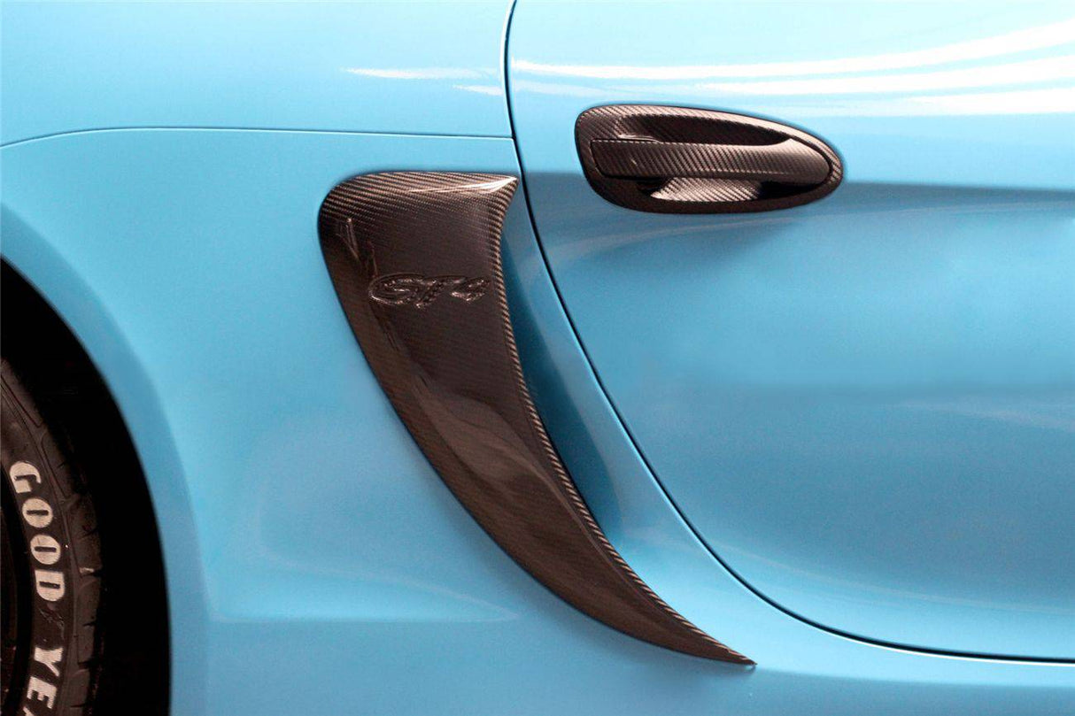 2012-2016 Porsche 981 Boxster Cayman GT4 Style Quarter Panel Side Scoops