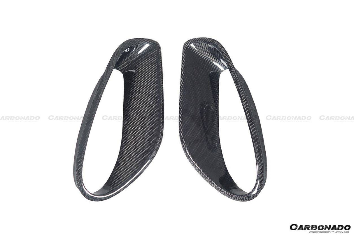 2013-2019 Porsche 911 991-2 Turbo S OEM Style Carbon Fiber Quarter Panel Side Scoops