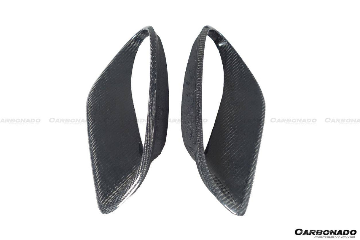 2013-2019 Porsche 911 991-2 Turbo S OEM Style Carbon Fiber Quarter Panel Side Scoops