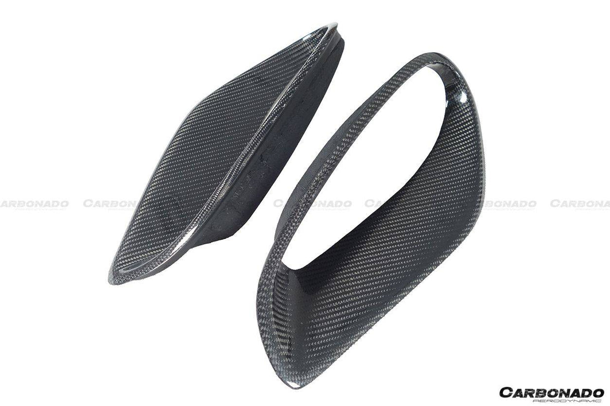 2013-2019 Porsche 911 991-2 Turbo S OEM Style Carbon Fiber Quarter Panel Side Scoops