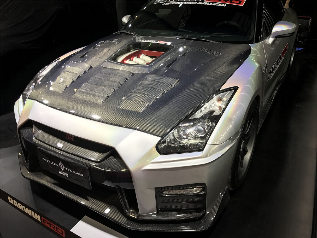 2008-2016 Nissan GTR R35 CBA DBA IMP Performance Carbon Fiber Hood
