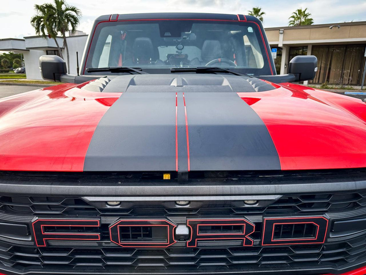 Racing Hood Stripes V1 - 2022+ Bronco Raptor
