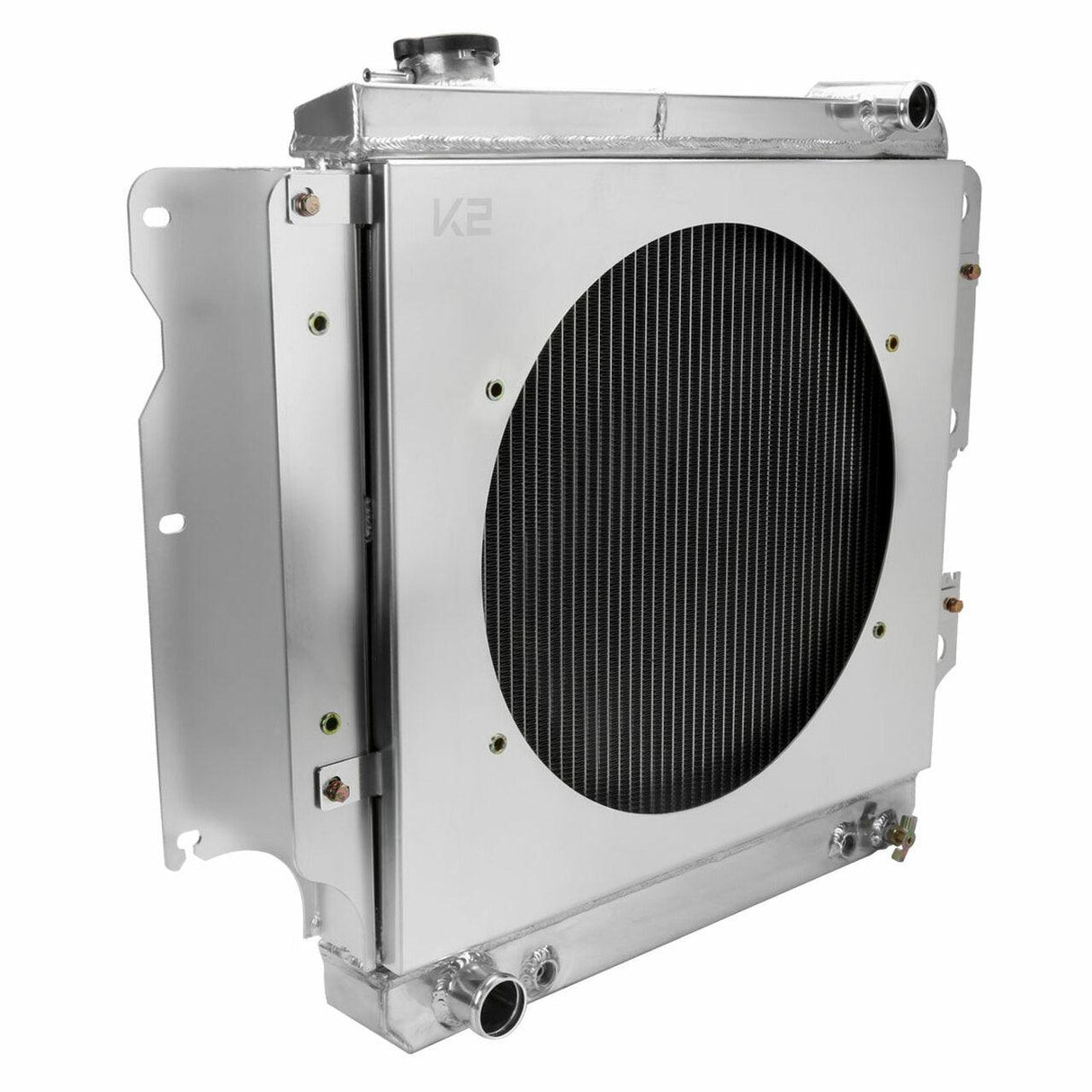 Spec-D Aluminum Radiator Jeep CJ V8 (1987-2006) Manual Trans - 3 / Triple Row Core