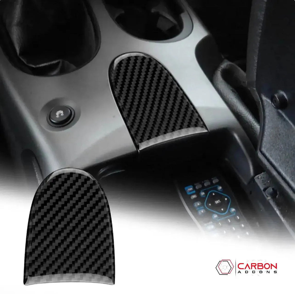 Real Carbon Center Console Trim Overlay | C6 2005-2013 Corvette