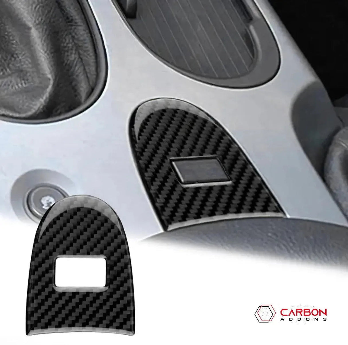 Real Carbon Center Console Trim Overlay | C6 2005-2013 Corvette