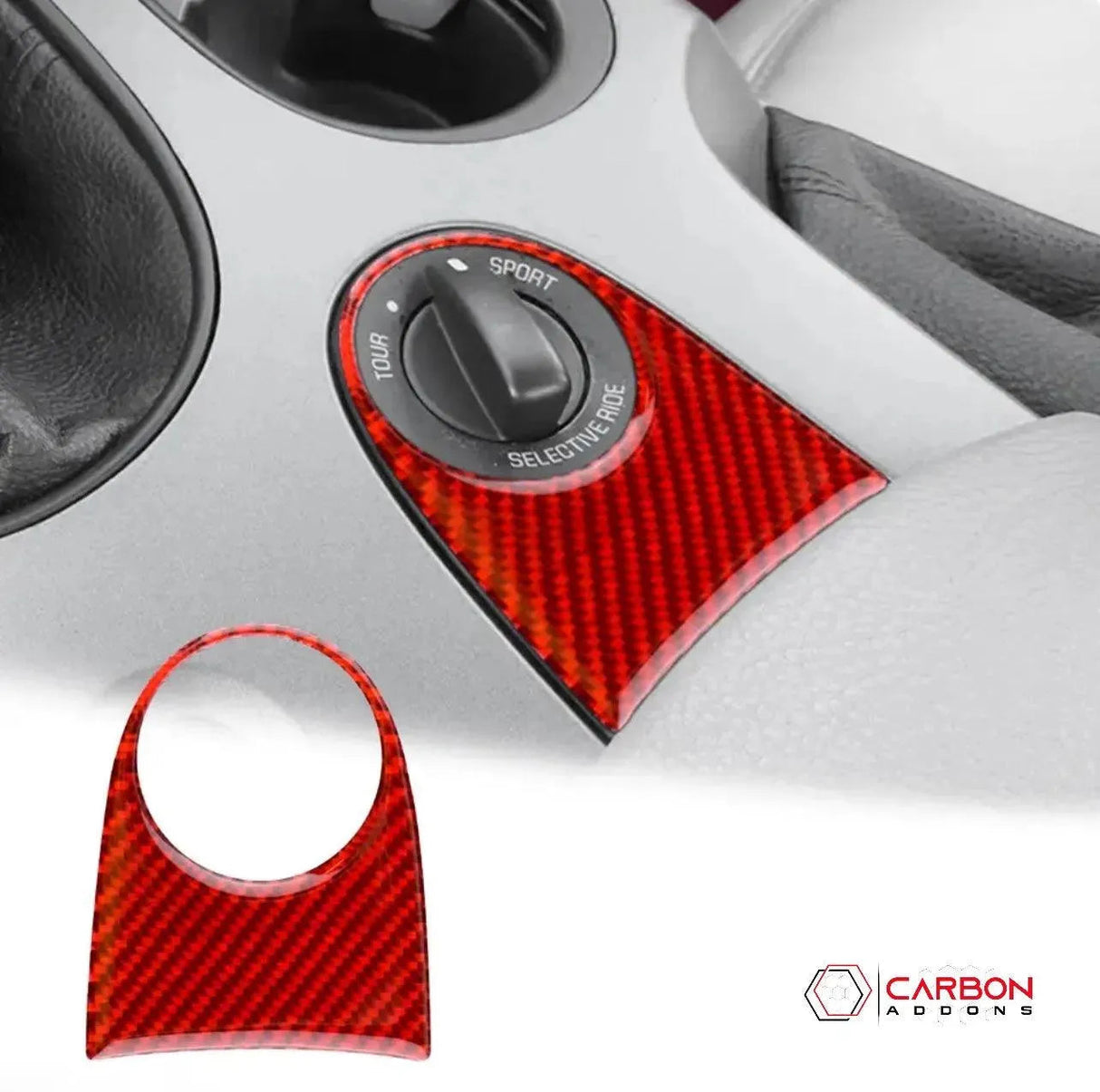 Real Carbon Center Console Trim Overlay | C6 2005-2013 Corvette