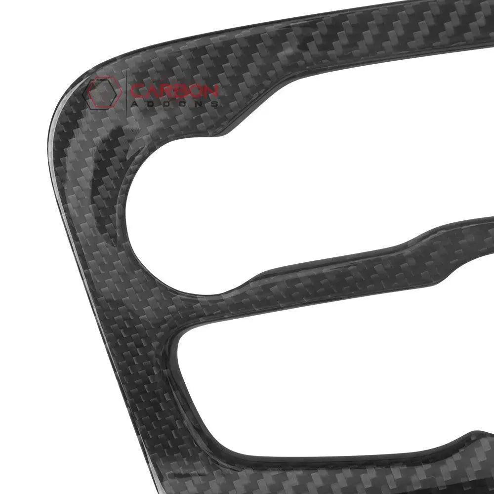 Real carbon fiber center console cover for 2015-2023 Dodge Challenger